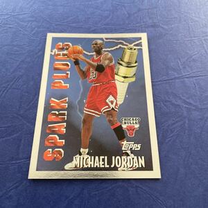 Michael Jordan★1995-96 Topps Spark Plugs #SP2★マイケル・ジョーダン★NBA HOF CHICAGO BULLS★激レア★Foilカード