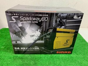 【未使用】 SUZUKID スズキット　100V　インバーター 半自動溶接機　SSW-80　【博多店】 Sparkway 80　ノンガス　ホームセンター 向け