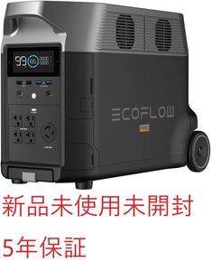 EcoFlow DELTA Pro リン酸鉄リチウムイオン電池ポータブル電源 3600Wh 出力3000W サージ6000W X-Boost パススルー 5年保証 引取可