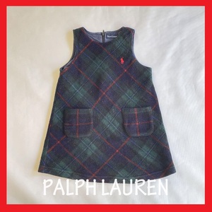 【PALPH LAUREN ラルフローレン】ワンピース ジャンパースカート100