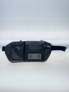 COACH◆ウエストバッグ/レザー/BLK/H2021-5623