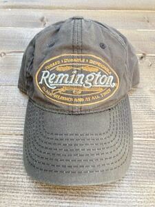Remington】ロゴキャップ: レミントン: サイズ調整可: オイルドキャップ 狩猟 射撃 シューティング ハンティング