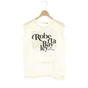 グッドロックスピード GOOD ROCK SPEED 22SS ROBERTA BAYLEY Tee Tシャツ カットソー ノースリーブ F 白 ホワイト /HK ■OS レディース