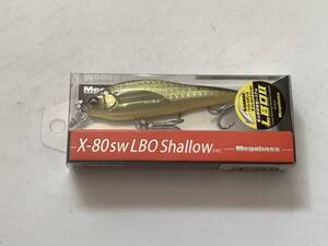 メガバス【X-80 SW LBO SHALLOW　 GG LENS CHAMPAGNE BAIT】41207