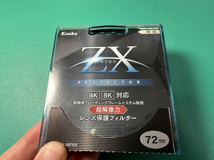 ☆★新品同様！kenko ZX レンズ保護フィルター72mm★☆