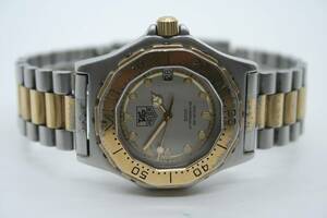 ★【良品/動作確認済】Tag Heuer 3000 Professional 200m Quartz Date Gray Dial Mens Watch タグホイヤー クォーツ メンズ 934.213★#W010