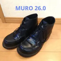 MURO レザー編み上げブーツ