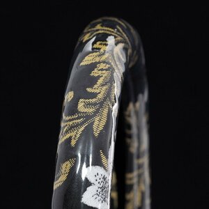 トラック用品 金華山 桜 さくら 極太ハンドルカバー ビニール付 ブラック 2HS/グランドプロフィア 17プロフィア【送料800円】