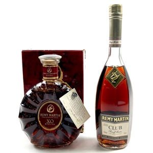 2本 レミーマルタン REMY MARTIN XO スペシャル クラブドレミーマルタン コニャック 700ml ブランデー セット 【古酒】