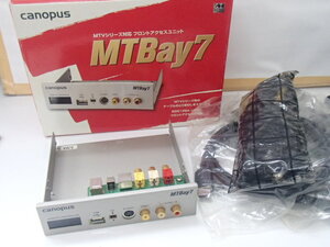 ＃65854【中古品】canopus　MTBay7 MTVシリーズ対応　フロントアクセスユニット 詳細不明 動作未確認 画像のセットで