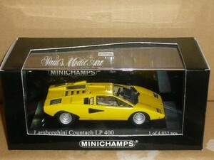 1/43 MINICHAMPS Lamborghini Countach LP400 黄