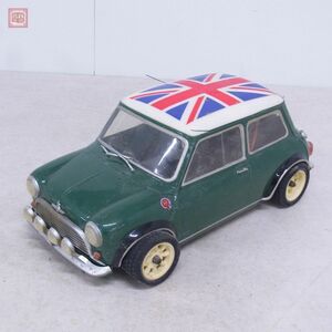 京商 1/10 エンジンRC ミニクーパー エンジン/サーボ搭載 動作未確認 ジャンク KYOSHO ラジコン MINI COOPER【20