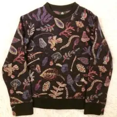 【廃盤品】Paul Smith ボタニカル　ニット　総柄　植物　L セーター