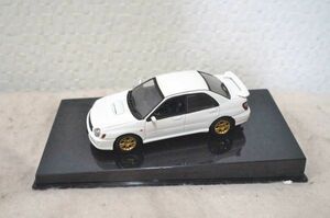 オートアート スバル インプレッサ WRX STI 1/43 ミニカー 白 GDB