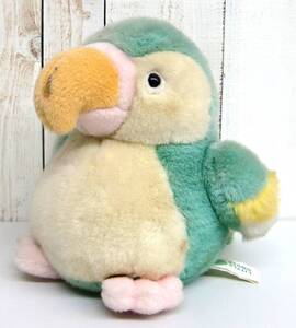 昭和レトロ 当時物 ＊レトロ ぬいぐるみ＊LITTLE HOUSE リトルハウス＊ROBIN is my name ロビンのパロッート＊オウム 鳥 インコ＊高さ 29cm