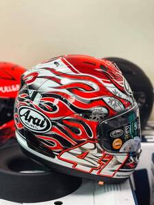 【新品未使用】Arai アライ RX-7X ハガ HAGA 芳賀紀行選手レプリカ　XLサイズ（61-62cm） ヘルメット フルフェイス