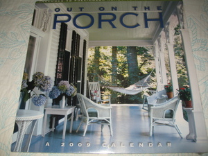 ◆Out on the Porch 2009 Calendar◆カレンダー◆インテリア◆輸入◆新品◆はがき付き◆激レア◆英語◆