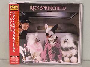 RICK SPRINGFIELD リック・スプリングフィールド / アメリカン・ガール　　　国内盤帯付CD