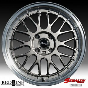 ■ 新製品, ステルスレーシング ME02 ■ ドレスアップサイズ,軽四用 16x5.5J ホイール4本セット