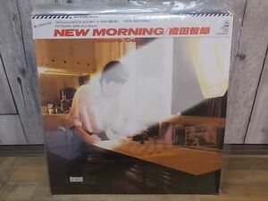 b0825　LP　【N-N-有】　織田哲郎/NEW MORNING
