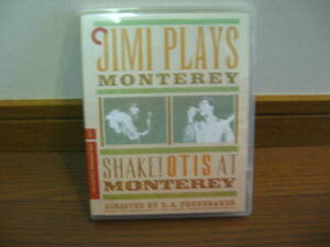 ジミ・ヘンドリックス　オーティス・レディング　Criterion Coll: Jimi Plays Monterey & Shake Otis at Montterey　激レア廃盤品　bluray