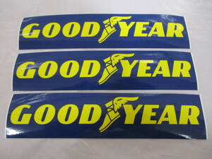 3枚 GOOD YEAR ステッカー グッドイヤー 