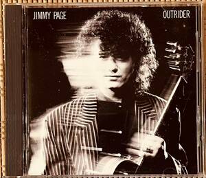 即決送料無料、LED ZEPPELIN Guitar、JIMMY PAGE SOLO、OUTRIDER、1988年、日本語ライナー付、国内盤、25XD-1071