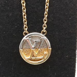 LOUISVUITTON ルイウ゛ィトン ネックレス コリエ LtoV M69643 ゴールドｘシルバー バイカラー ◆3105/高林店 T