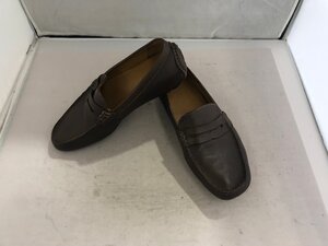 【COLE HAAN】コールハーン　メンズ　コインローファー・ドライビングシューズ　ダークブラウン　レザー　26cm　SY02-H2Y