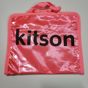 送料無料☆匿名配送☆KITSON トラベルポーチ 多目的ポーチ ピンク キットソン かわいい オシャレ 旅行ポーチ