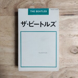 CT 即決 美品 THE BEATLES ザ・ビートルズ/WHITE ALBUM ホワイト・アルバム[希少当時物カセットテープ:外スリーヴ付き]★ジョンレノン