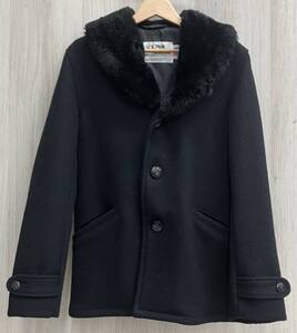 Schott ショット U.S.740N PEA JACKET ボア付きジャケット 7326 黒 ブラック メンズ サイズ36