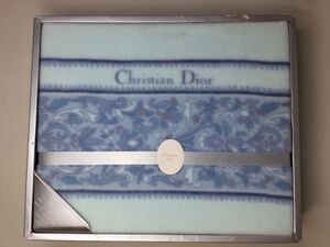 【未使用品】Christian Dior モッサシーツ 140×240 クリスチャン・ディオール 箱入り Y-TK03