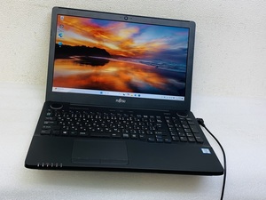 FUJITSU LIFEBOOK AH53/X i7第6世代 インテル Core i7-6700HQ メモリ8GB SSDSSD128GB Webカメラ 富士通 ノートパソコン 15.6 LAPTOP