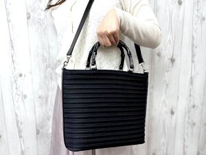 極美品 GUCCI グッチ バンブー ハンドバッグ ショルダーバッグ バッグ ナイロンキャンバス×レザー 黒 2WAY 78265