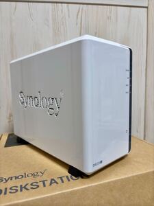 Synology シノロジー DS223j 2ベイ NASケース 【ほぼ未使用】【動作チェック済】