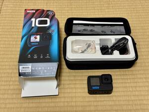 ★GoPro HERO 10 Black ブラック ゴープロ★元箱あり／美品★