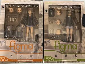 【未開封】figma 平沢 憂 制服ver. ＆ 真鍋 和 制服ver.　けいおん！　マックスファクトリー