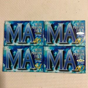 TDK MA METAL 46.54.60x2 メタルポジション カセットテープ4本セット【未開封新品】■■