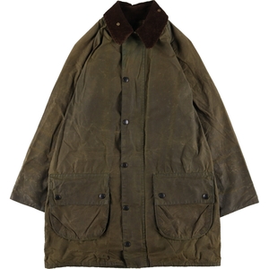 古着 90年代 バブアー Barbour ゲームフェアー 旧3ワラント ワックスコットン オイルドジャケット 英国製 36in メンズS相当 /eaa500255