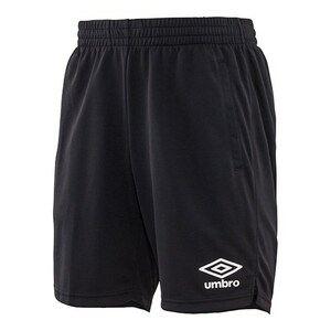 【KCM】Z-umbro-262-L★展示品★【UMBRO/アンブロ】メンズ　プラクテイスニットパンツ　サッカー　UUUPJD85　ブラック　サイズ L