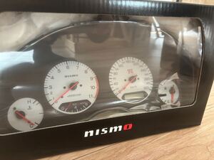 【新品未開封】BNR34 ニスモ NISMO R34 スカイラインGT-R コンビネーションメーター ホワイト 復刻版 24810-RSR46-WH 320kmメーター