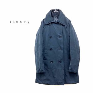 1N2038-Z◆Theory DOWN JACKET◆セオリー　ダウンジャケット　ダウン90　フェザー10　サイズS　ブラック　暖か　軽量