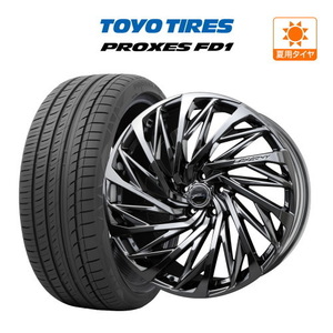 アルファード40系 20インチ ホイール 8.5J BADX ロクサーニ テンペストタービンVX (5-120) TOYO プロクセス FD1 245/45R20