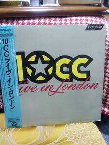 ◆10cc/ライブ・イン・ロンドン　中古LDレーザーディスク