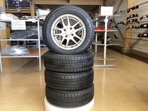 Weds KEELA ウェッズ 14X5.5J+42 4穴 PCD100 185/65R14 86Q ヨコハマ IG50+ 2019年製 a-2484 セット(9) SD