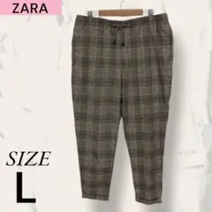 ZARA ザラ パンツ カジュアルパンツ チェック柄 シンプル レディース