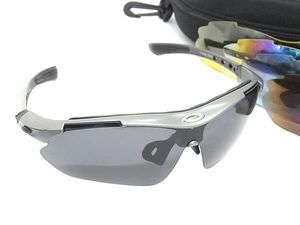 1円 OAKLEY オークリー サングラス メガネ 眼鏡 メンズ レディース シルバー系 AZ5191