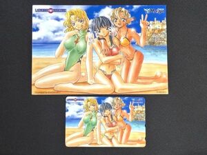 テレカ ラングリッサー ミレニアム 台紙付き ネイ・リンスン ルマティ・マーフ マサリバ 介錯 テレホンカード LANGRISSER MILLENNIUM