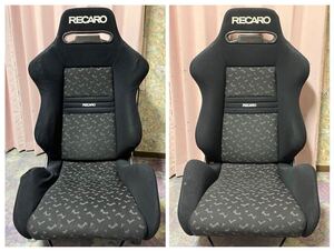 RECARO SR セミバケ 左右2脚 シートヒーター付き 引取歓迎 レカロ セミバケットシート